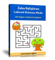 Okul Öncesi Zeka Geliştiren Spiralli Labirent Kitabı