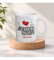 Kişiye Özel İsimli Anestezi Uzmanı Meslek Kupa Bardak