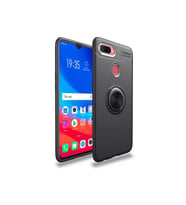 Oppo A12 Uyumlu Kılıf Zore Ravel Silikon Kapak (Siyah)