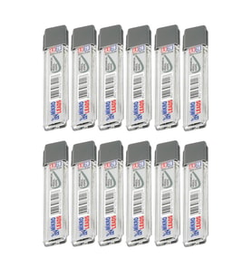 Kalem Ucu 2B 0,9 mm 12 Adet Mekanik Uçlu Otomatik Kurşun Kalem Ucu 2B 60mm x 0,9mm Siyah Mikro Uç Kısa