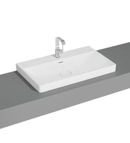 VitrA Metropole 7527B001-0973 Çanak Lavabo, 80cm, Mat Beyaz