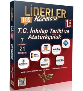 8. Sınıf LGS 1. Dönem TC İnkılap Tarihi ve Atatürkçülük 7 Yayın 14 Deneme Liderler Karması