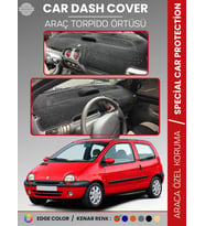 RENAULT TWINGO 1 (1998-2007) Torpido Örtüsü Ön Göğüs Koruma Torpido Koruma Birebir Uyum Kaymaz