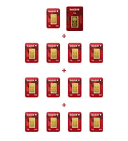 Nadir Gold 24 Ayar 18 Gram Külçe Altın (1 Adet 5 Gram Külçe Altın + 13 Adet 1 Gram Külçe Altın )
