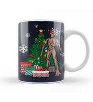 Groot Around The Christmas Tree Kupa Bardak Porselen