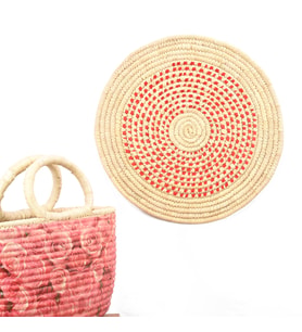 Phoenix Hasır Duvar Süsü_ 40 cm _ Kırmızı