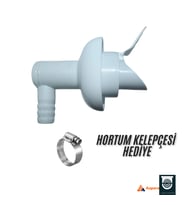 Çamaşır ve Bulaşık Makinesi Gider Koku Önleyici Çekvalf Adaptör Conta  Ø50 mm Haşere ve Koku Koruma
