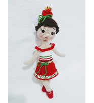 Nar Tanesi Bebek Amigurumi Organik Oyuncak