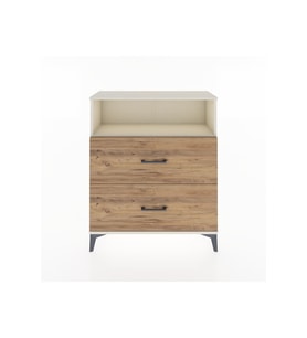Arges Şifonyer Tek Raflı 2 Çekmeceli 88x30x106 Aytaşı-Çam