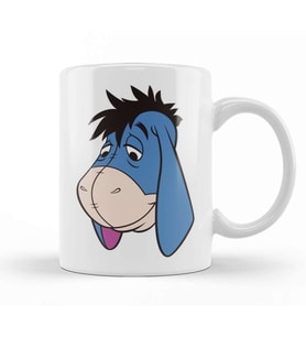 Winnie The Pooh Eeyore 06 Kupa Bardak Porselen