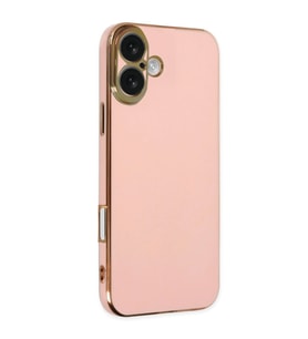 Apple İphone 16 Kılıf Volet Silikon - Pembe