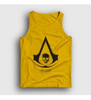 Presmono Unisex Sarı Skull Assassin's Creed Atlet 24417tt (Sarı)