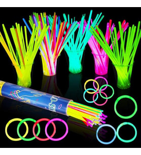 NEON GLOW STİCK IŞIKLI FOSFOR ÇUBUK IŞIKLI BİLEKLİK 200 ADET IŞIKLI KOLYE  IŞIKLI ÇUBUK NEON IŞIK