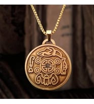 Money Amulet Tılsımlı Şans Kolyesi 3 Adet