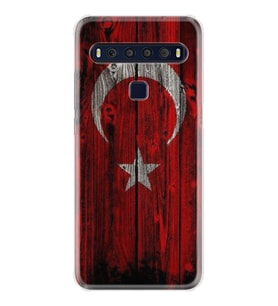 TCL 10L 10 Plus 10SE 20E 20SE 30SE L7 Kılıf Desemli Silikon Şanlı Türk Bayrağı 2 1317