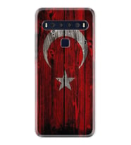 TCL 10L 10 Plus 10SE 20E 20SE 30SE L7 Kılıf Desemli Silikon Şanlı Türk Bayrağı 2 1317