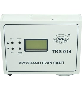 West Sound Tks 014 V2 Programlı Ezan Saati (Beyaz)