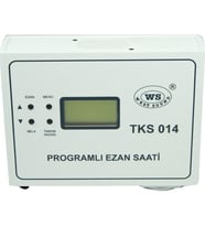 West Sound Tks 014 V2 Programlı Ezan Saati (Beyaz)