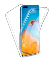 Huawei P40 Çift Taraflı Silikon Kılıf Şeffaf