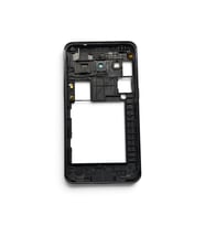 G355 Orta Kasa Galaxy Core 2 Uyumlu Silver Gri Orta Kasa Çerçeve + Ses Açma ON OFF Tuş Plastik ve Kamera Camı