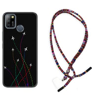 INFINIX Smart 4 5 6 Zero 8 S5 Pro Kılıf Boyun Asklı Rasta Silikon Line Planet 1736