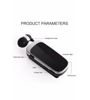Pazarız Kablolu Bluetooth Kulaklık Makaralı Makaron (Beyaz)