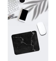 Siyah Mermer Desenli Mouse Pad