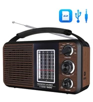Magicvoice USR11 Portatif Analog Radyo FM-USB-SD/MMC-AUX (88-108 FM Frekans Aralığı)
