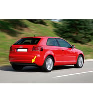 Audi A3 HB 2009-2012 Arka Tampon Çeki Demiri Kapağı 8P0807441C