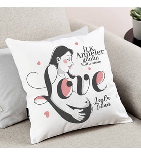 Kişiye Özel İlk Anne Sevgisi Yastık
