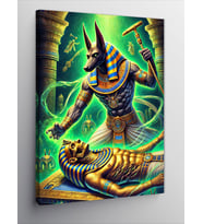 Kanvas Tablo Anubis ve Mısır