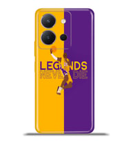Vivo Y36 Kapak HD Renkli Dizayn Silikon Kılıf - Kobe Bryant