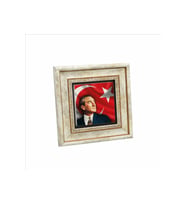 Mustafa Kemal Atatürk Baskılı Taş Tablo 20x20