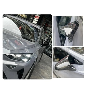Cupra Uyumlu Formentor 2020+ Yarasa Ayna Kapağı Piano Black