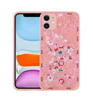 Lexroo iPhone 11 Kılıf Desenli Sert Silikon Mumila Kılıf - Pink Mouse