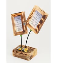 FOTOLABTR İKİLİ 6X9 AHŞAP FOTOĞRAFLI ÇERÇEVE