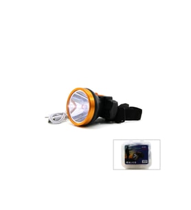 ŞARJLI 30W KAFA LAMBASI FENER USB - TYPE-C KADEME IŞIKLI (4915)