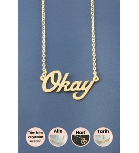 Okay İsimli Kolye