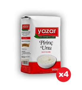Yazar Sade Pirinç Unu 500 Gr x 4 Paket