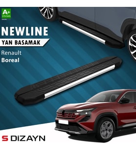 S-Dizayn Renault Boreal NewLine Krom Yan Basamak 183 Cm 2025 Üzeri A+ Kalite