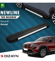 S-Dizayn Renault Boreal NewLine Krom Yan Basamak 183 Cm 2025 Üzeri A+ Kalite