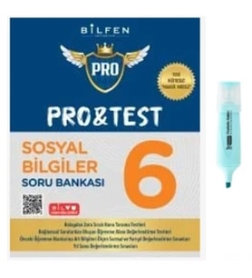 6.Sınıf ProTest Sosyal Bilgiler Soru Bankası Yeni Müfredat