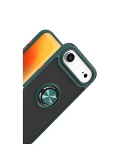 İphone 17 Air Montreal Yüzüklü  Kapak - Yeşil