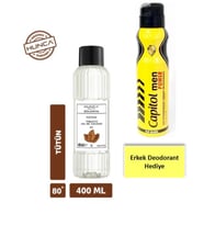 Tutun Kolonyası 400 ml – Yoğun Kalıcı Ferah Koku + Deodorant Hediye
