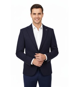 Erkek Tek Spor Ceket Çift Yırtmaçlı BGL-ST04982