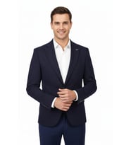 Erkek Tek Spor Ceket Çift Yırtmaçlı BGL-ST04982 (Bordo)