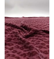DESENLİ KUPRA KUMAŞ (Bordo)