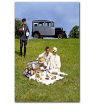 Cakatablo 1927 Volvo PV4 İle Piknik Keyfi MDF Tablo