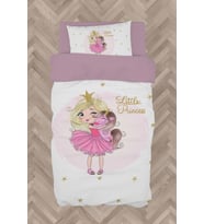 MEKTA HOME BEBEK VE ÇOCUK ODASI Little Princess Desenli Nevresim Takımı