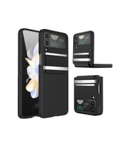 Çınarcık Dev Samsung Galaxy Z Flip 4 Kılıf Belt Flip Kapak - Lacivert